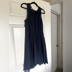Navy blue dress